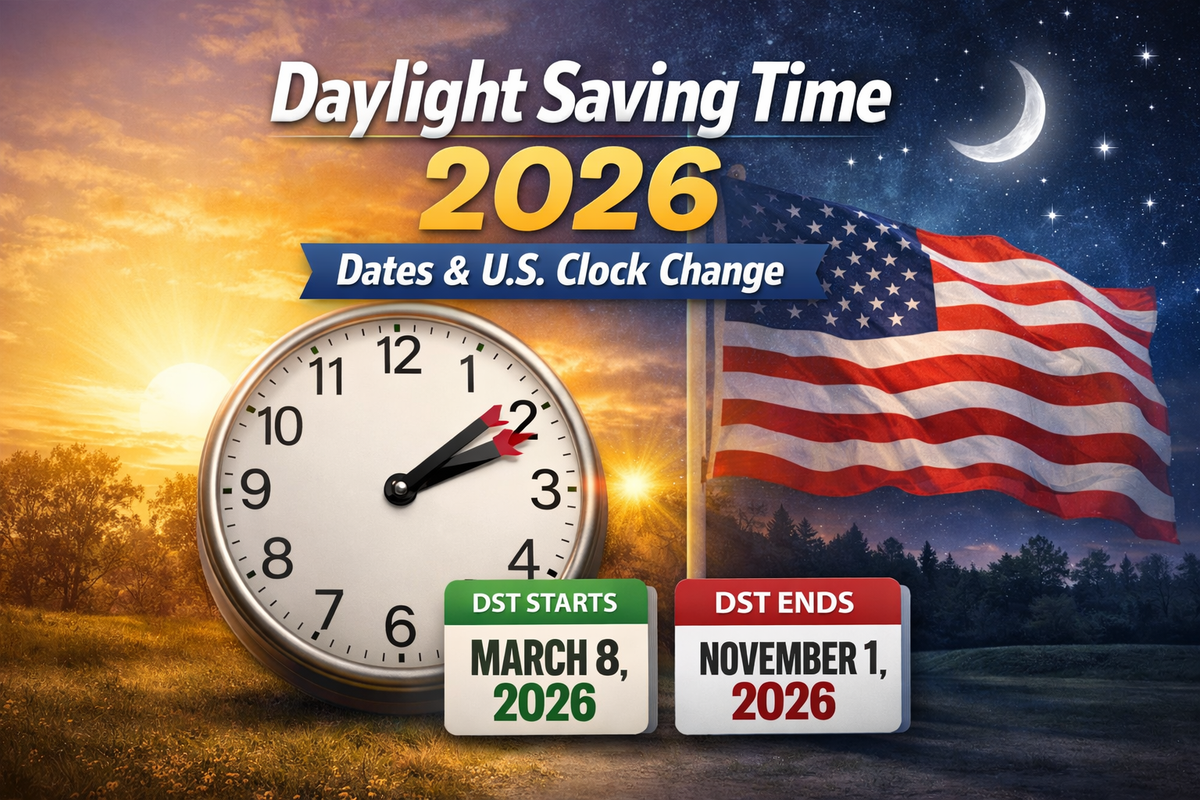 Daylight Saving Time 2026 : Start Date & U.S. Schedule