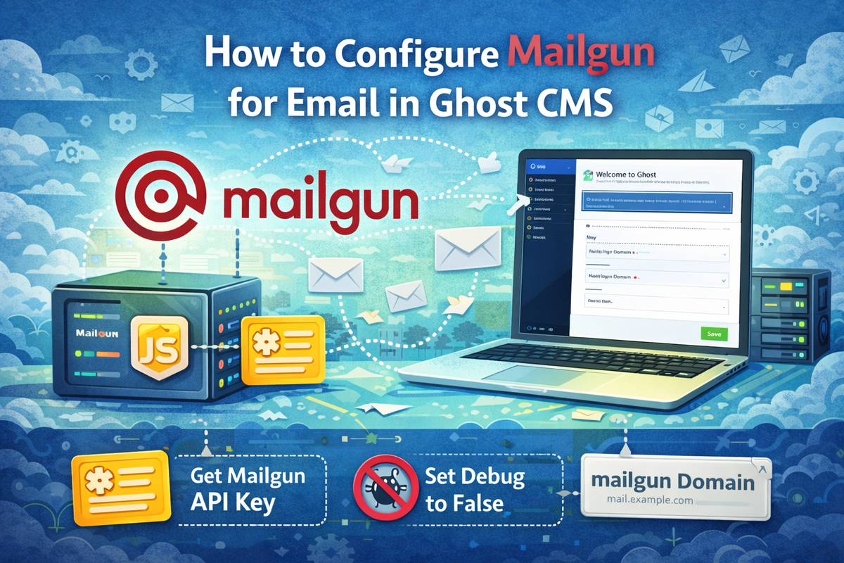 How to Configure Mailgun for Email in Ghost CMS